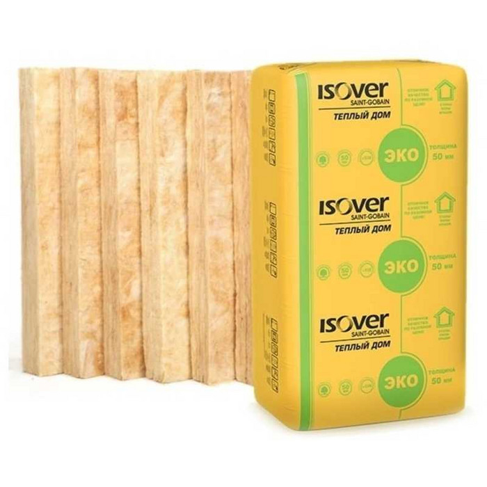 Утеплитель Isover Изовер Тёплый Дом Плита 50х610х1170 в Дубровке